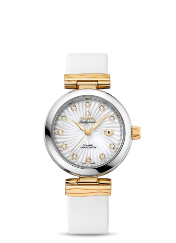 Omega LadyMatic Co-Axial 34 Stainless Steel / Yellow Gold / MOP